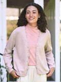 April Cornell Cozy Garden Cardigan - Amethyst