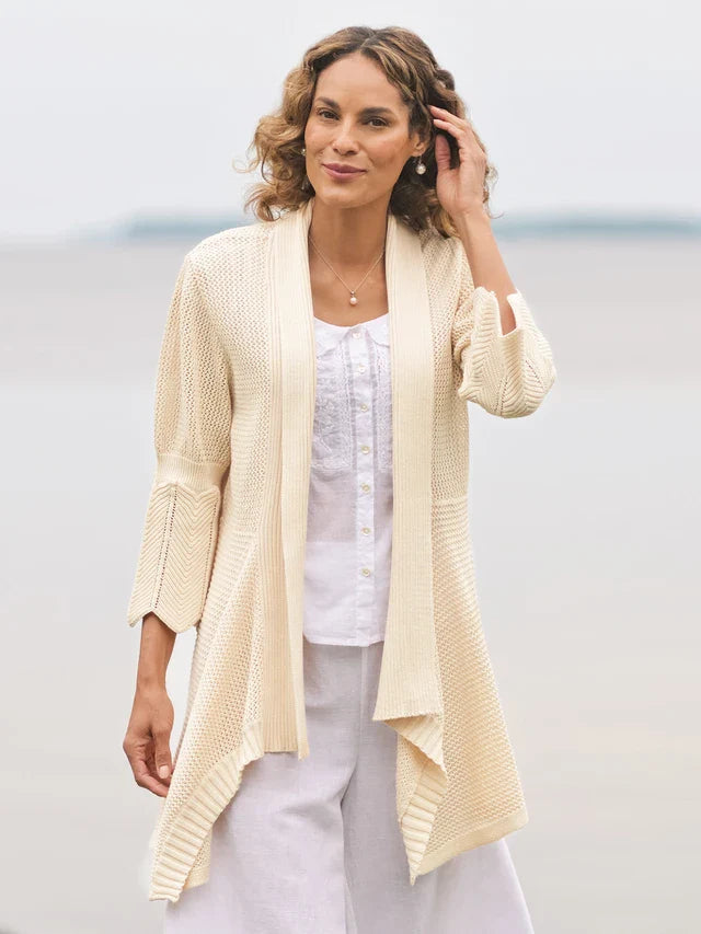 April Cornell Isle Sweater - Ecru
