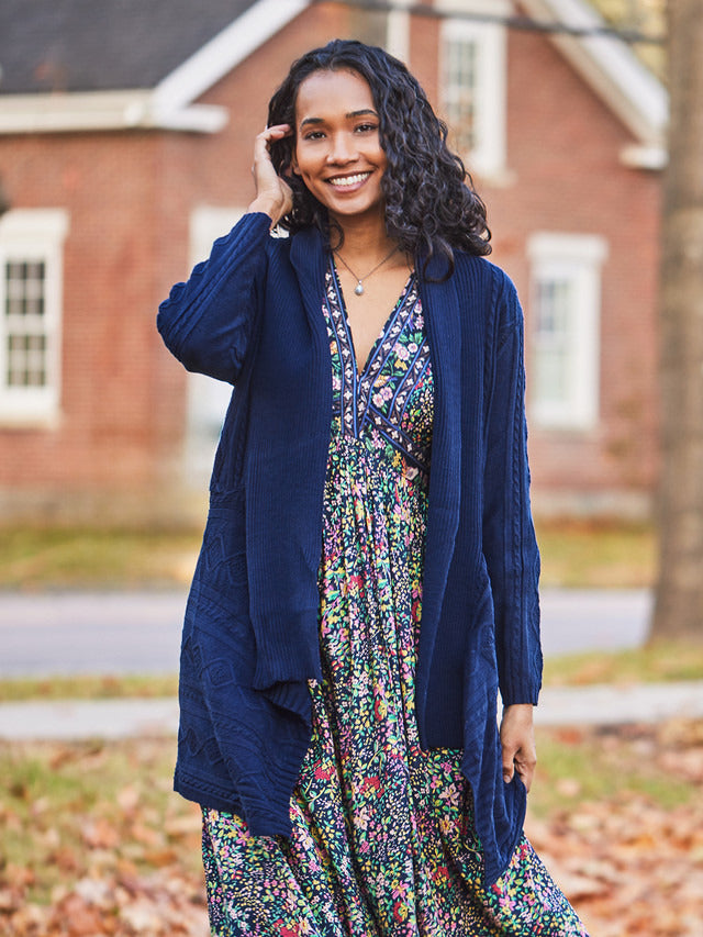 April Cornell Haven Sweater - Navy