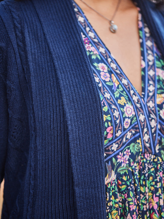 April Cornell Haven Sweater - Navy