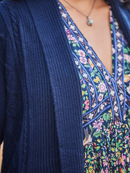 April Cornell Haven Sweater - Navy