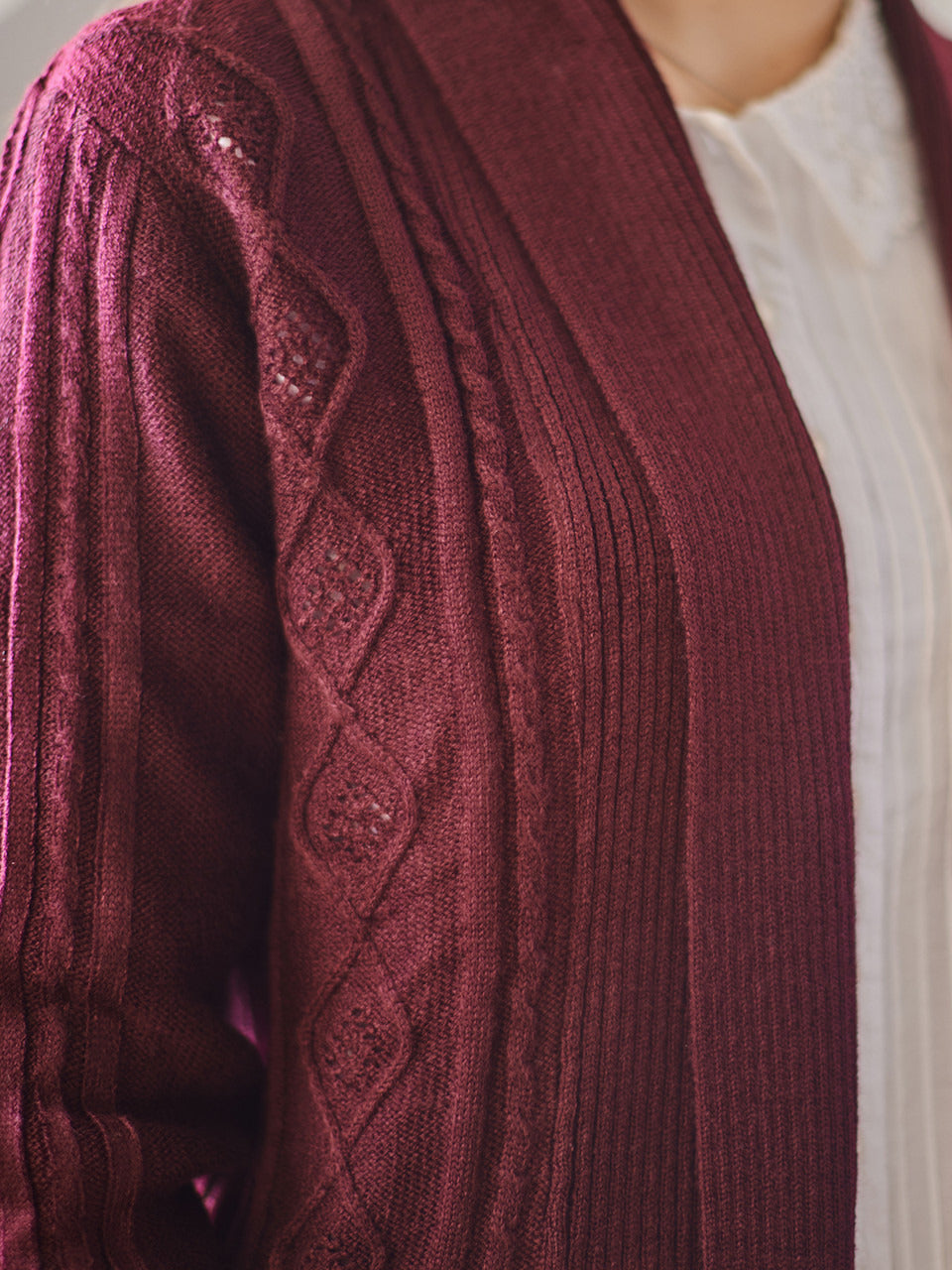 April Cornell Haven Sweater - Wine