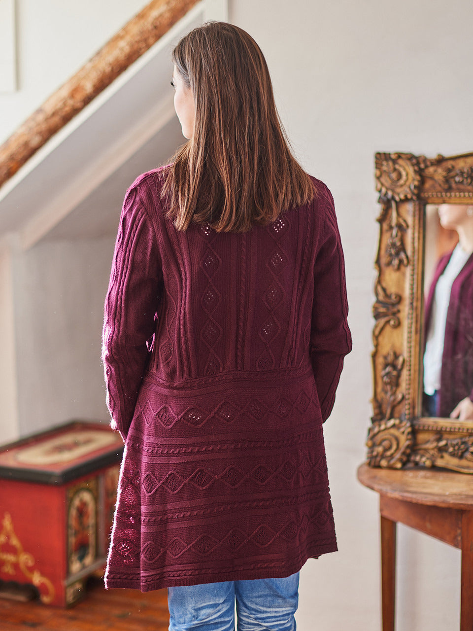 April Cornell Haven Sweater - Wine