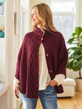 April Cornell Woodland Cape - Wine