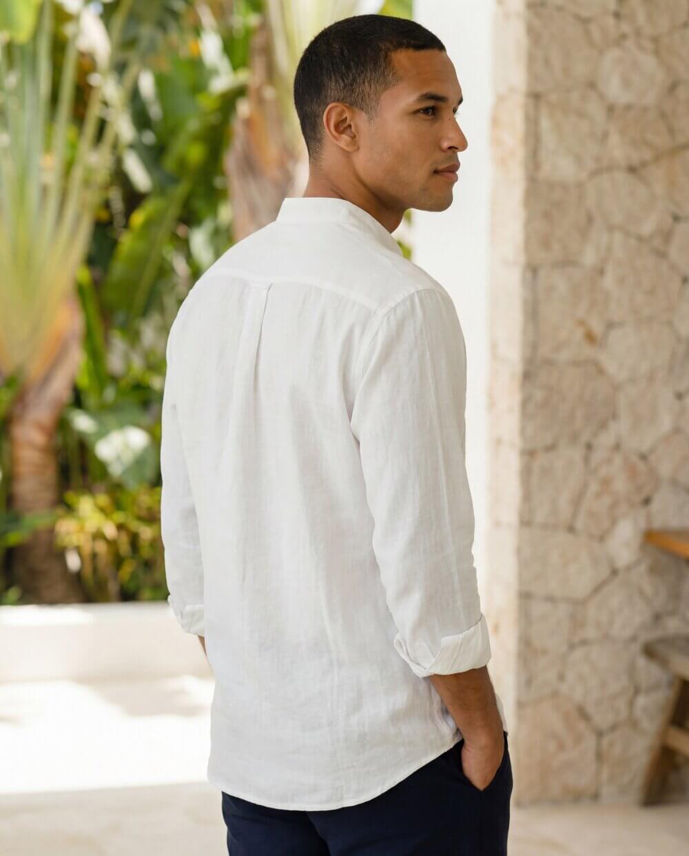 Cotton Natural Men's Campo Shirt