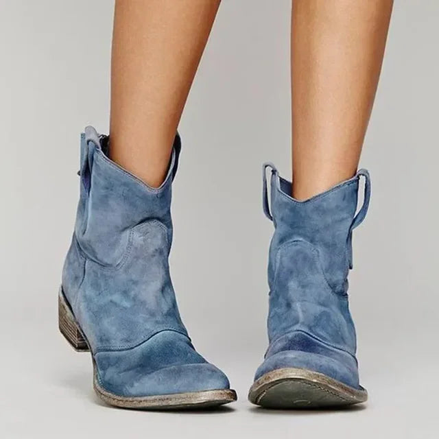 Harper & Lane Zoe - Western Ankle Boots
