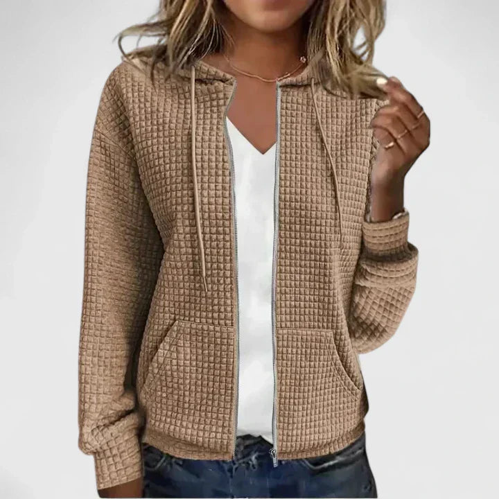 Nabalu Women’s Zip-Up Jacket – Hooded Long Sleeve Outerwear
