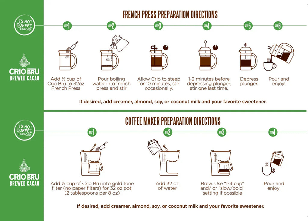 Crio Bru Mini Sampler Starter Set with French Press