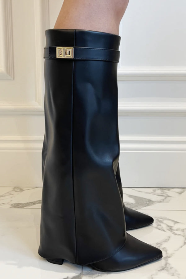Harper & Lane Olivia - Flap Knee-High Boots