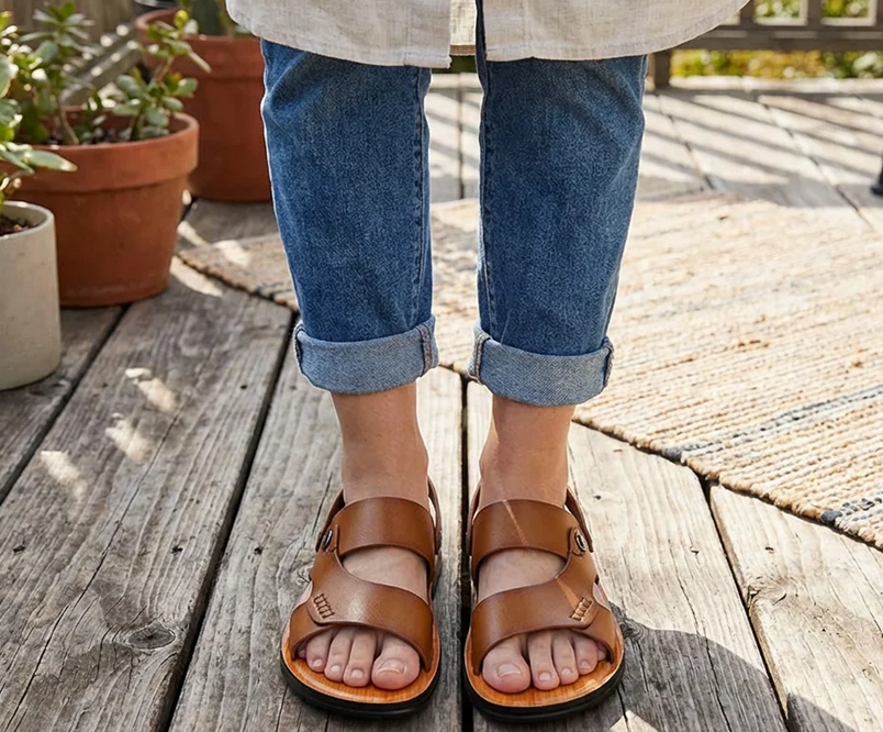 Nabalu Alex | Comfortable Summer Strap Sandals with Contoured Sole