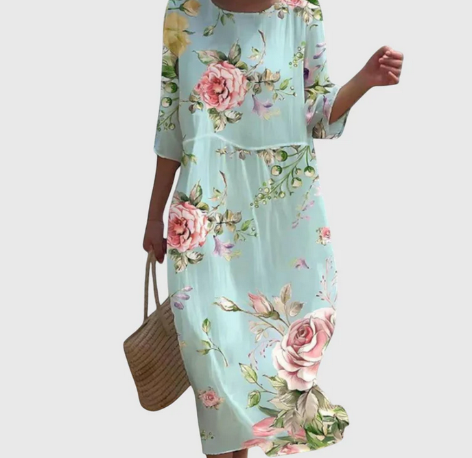 Nabalu Marielle | Women’s Floral Midi Dress