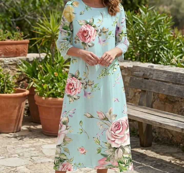 Nabalu Marielle | Women’s Floral Midi Dress