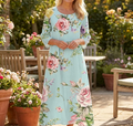 Nabalu Marielle | Women’s Floral Midi Dress