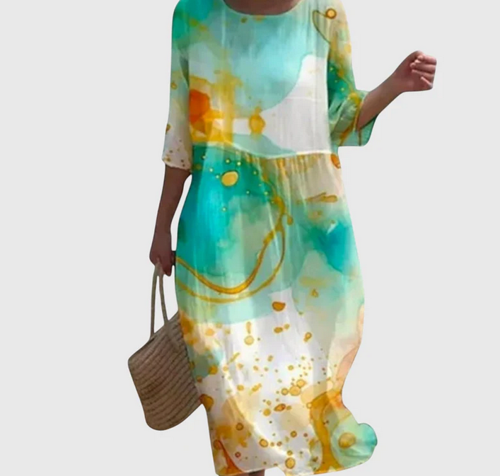 Nabalu Marielle | Women’s Floral Midi Dress