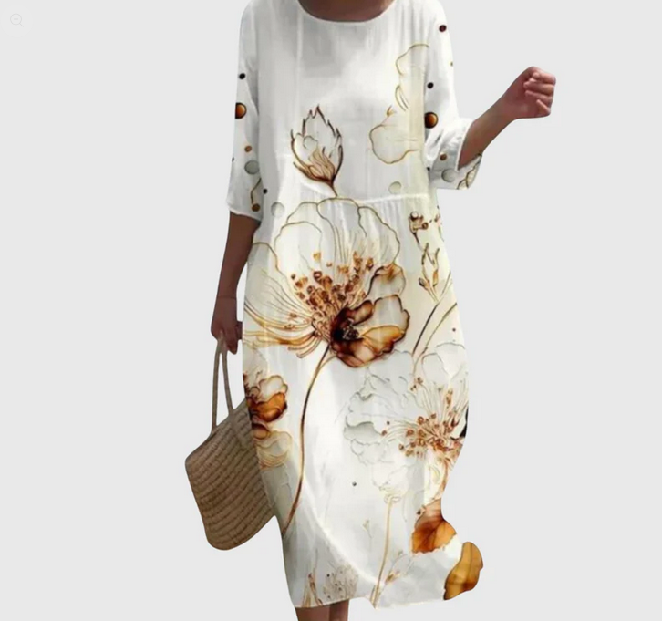 Nabalu Marielle | Women’s Floral Midi Dress