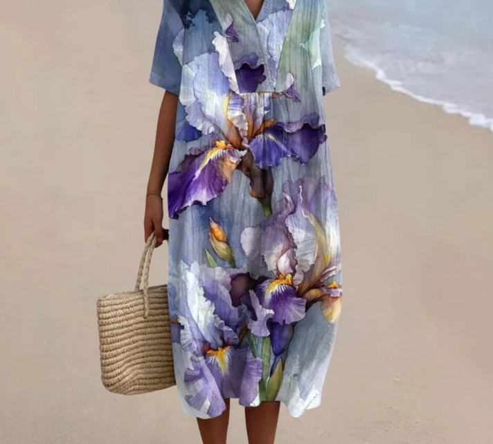Nabalu Averelle | Women’s Floral Midi Dress