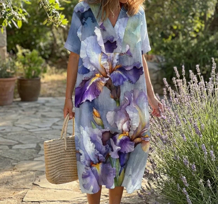 Nabalu Averelle | Women’s Floral Midi Dress
