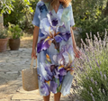 Nabalu Averelle | Women’s Floral Midi Dress