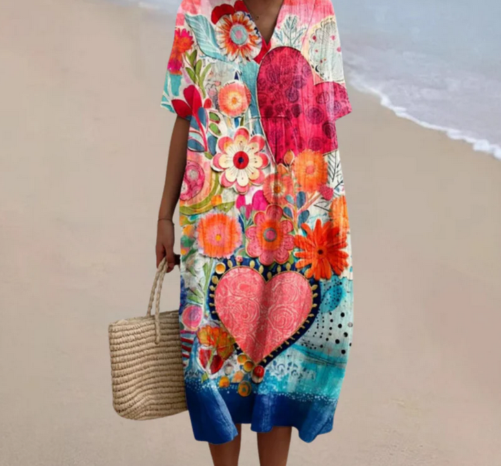 Nabalu Marilla | Women’s Floral Midi Dress
