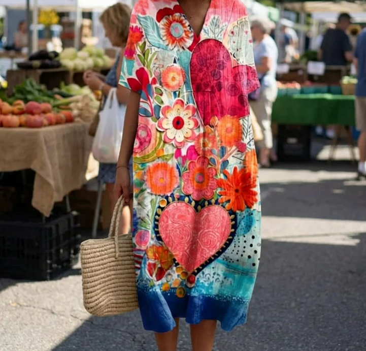 Nabalu Marilla | Women’s Floral Midi Dress