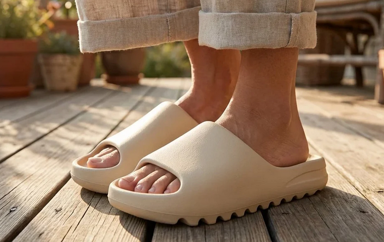 Nabalu Lunavoye | Unisex Minimal Slides with Cushioned Sole