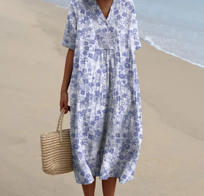 Nabalu Zafrina | Women’s Relaxed Floral Summer Dress