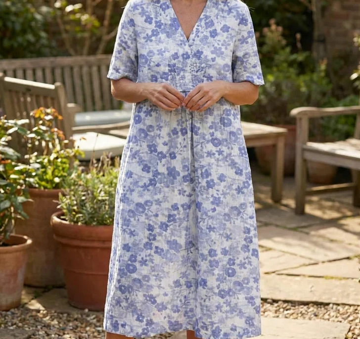 Nabalu Zafrina | Women’s Relaxed Floral Summer Dress