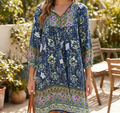 Nabalu Zyvella | Women’s Boho Floral Relaxed Dress