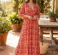 Nabalu Elarisse | Women’s Flowing Bohemian Midi Dress
