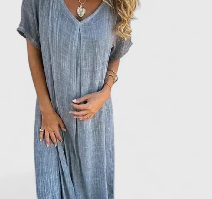 Nabalu Sorella | Women’s Casual V Neck Everyday Maxi Dress