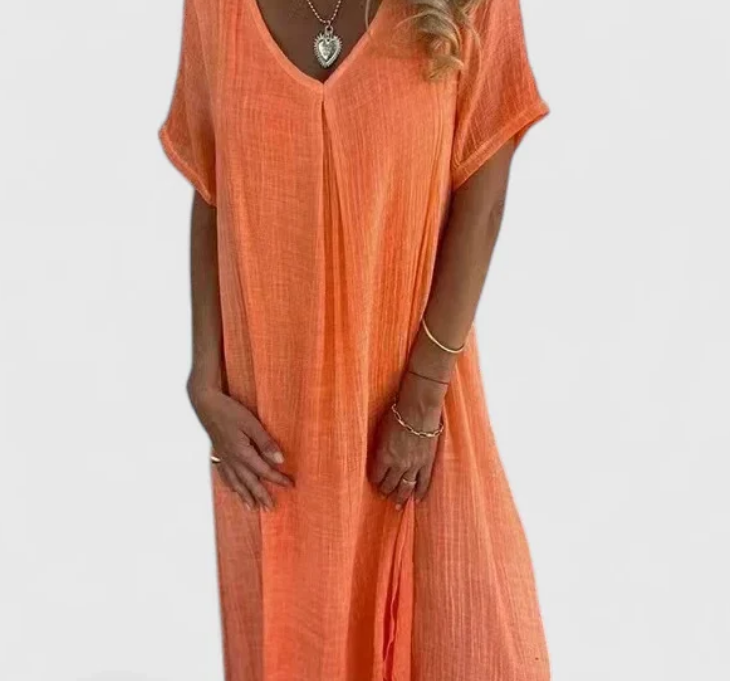 Nabalu Sorella | Women’s Casual V Neck Everyday Maxi Dress