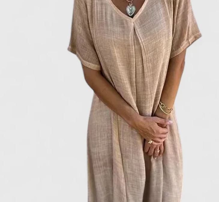 Nabalu Sorella | Women’s Casual V Neck Everyday Maxi Dress