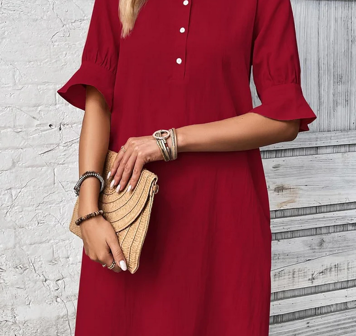 Nabalu Neritha | Women’s Button Shirt Dress
