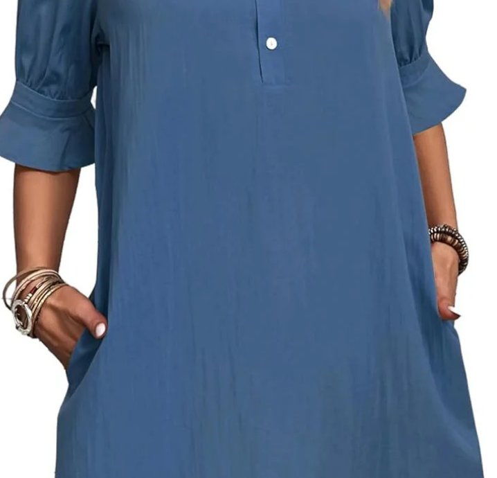 Nabalu Neritha | Women’s Button Shirt Dress