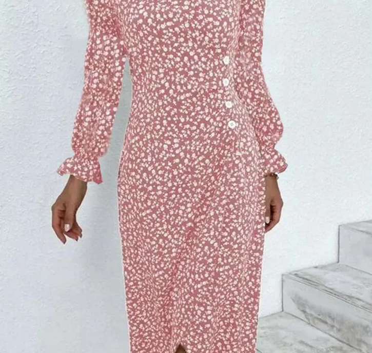 Nabalu Elowynne | Women’s Wrap-Style Midi Dress