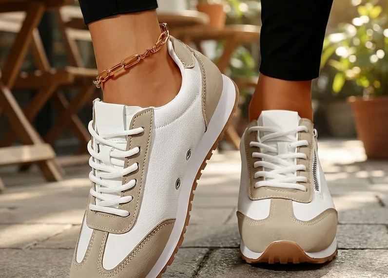 Nabalu Arvella | Women’s Orthopedic Sneakers with Side Zipper