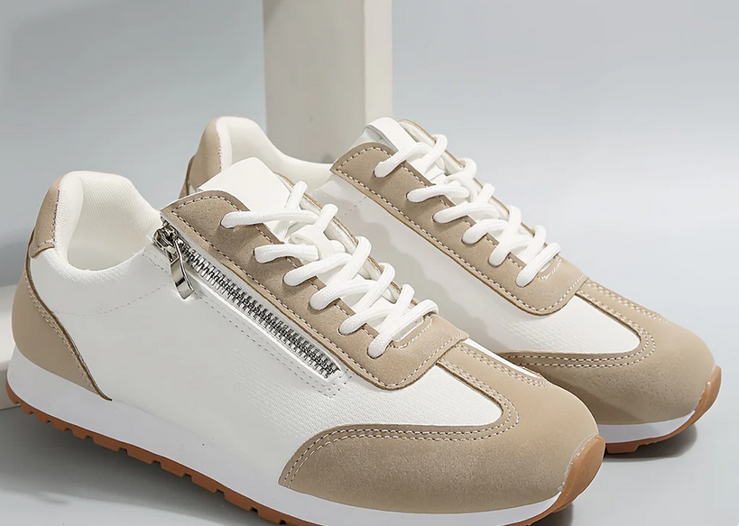 Nabalu Arvella | Women’s Orthopedic Sneakers with Side Zipper