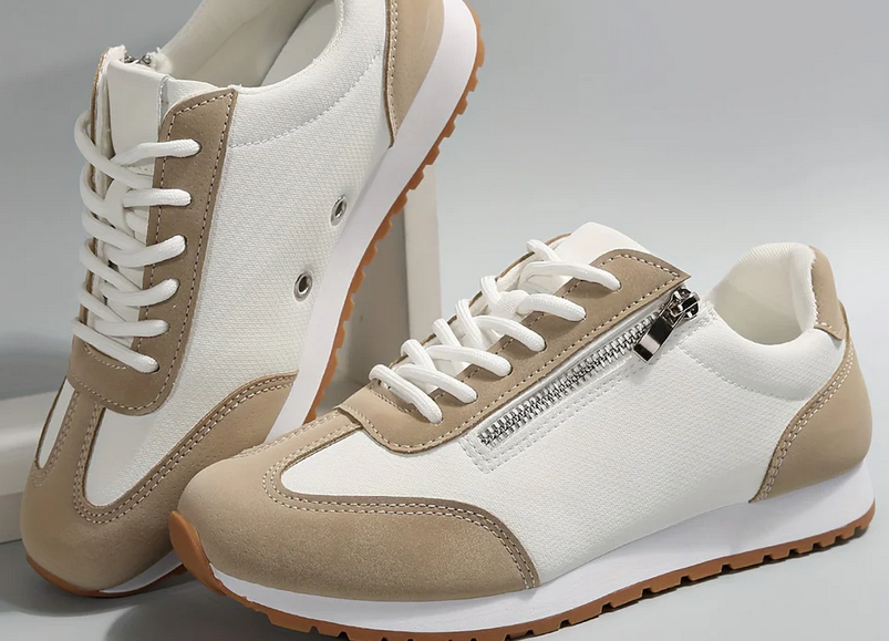 Nabalu Arvella | Women’s Orthopedic Sneakers with Side Zipper