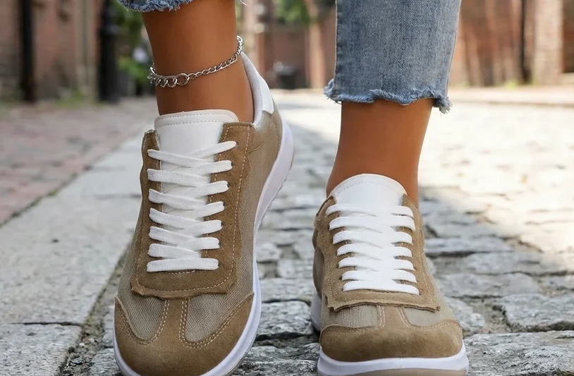 Nabalu Riley | Women’s Retro Lace-Up Comfort Sneakers