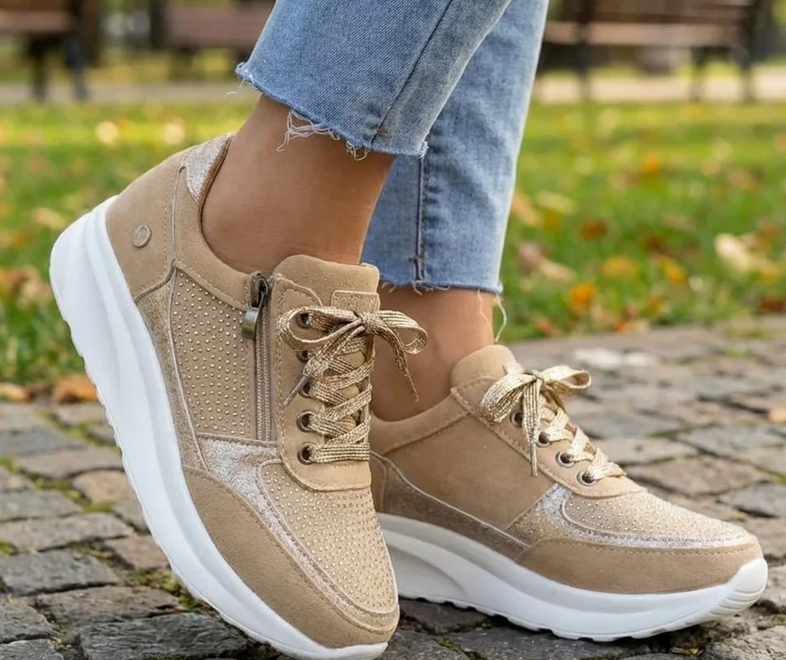 Nabalu Morgan | Zip Lace Comfort Orthopedic Sneakers