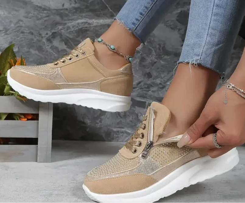 Nabalu Morgan | Zip Lace Comfort Orthopedic Sneakers