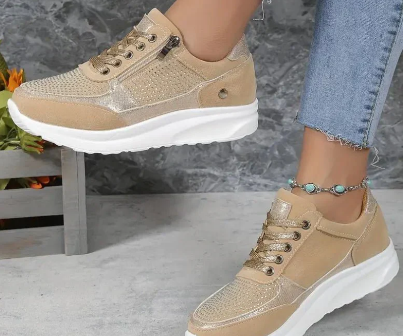 Nabalu Morgan | Zip Lace Comfort Orthopedic Sneakers