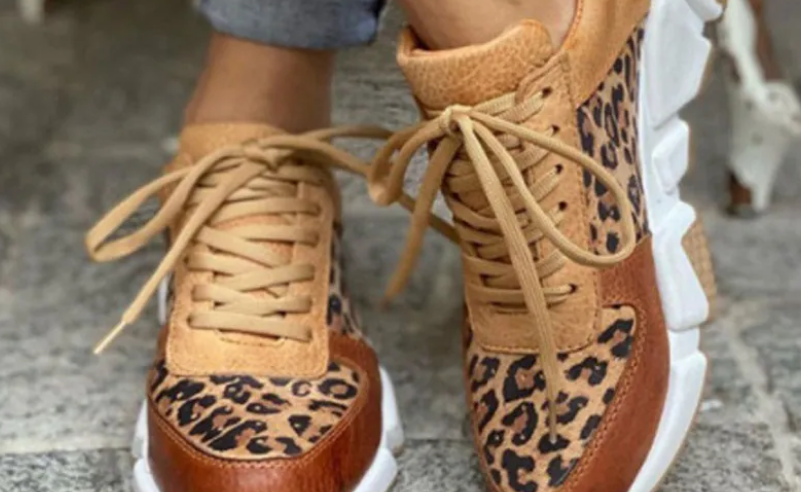 Nabalu Nancy | Women’s Orthopedic Chunky Lace-Up Sneakers