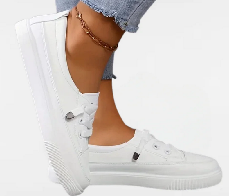 Nabalu Women’s Orthopedic Lace-Up Low Top Sneakers