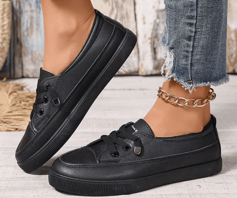Nabalu Women’s Orthopedic Lace-Up Low Top Sneakers