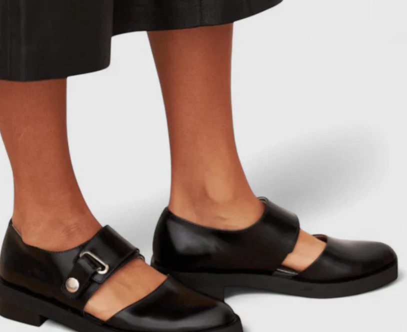Nabalu Women’s Mary Jane Flats – Buckle Strap Low Heel Shoes