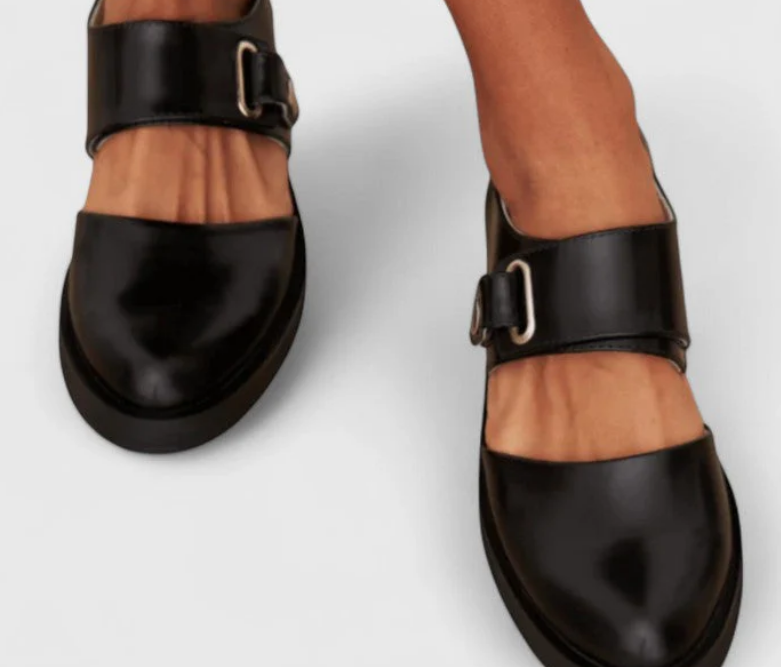 Nabalu Women’s Mary Jane Flats – Buckle Strap Low Heel Shoes