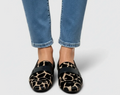 Nabalu Women’s Slip-On Loafers – Printed Low Heel Casual Shoes