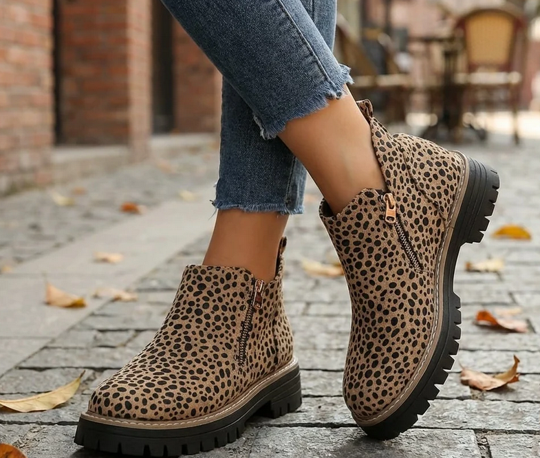 Nabalu Jordan | Women’s Orthopedic Ankle Boots with Side Zipper