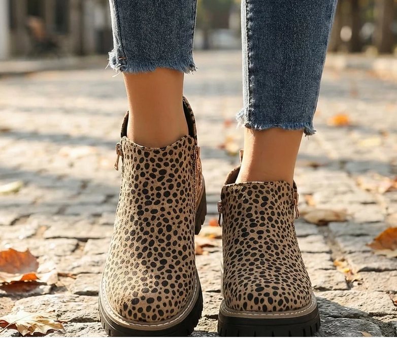 Nabalu Jordan | Women’s Orthopedic Ankle Boots with Side Zipper